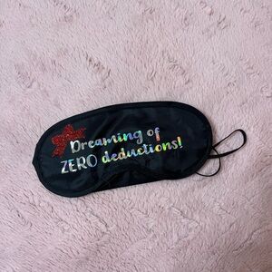 Cheerleader sleeping mask